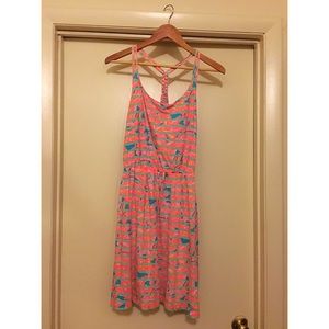 Lilly Pulitzer neon spaghetti stripe dress!